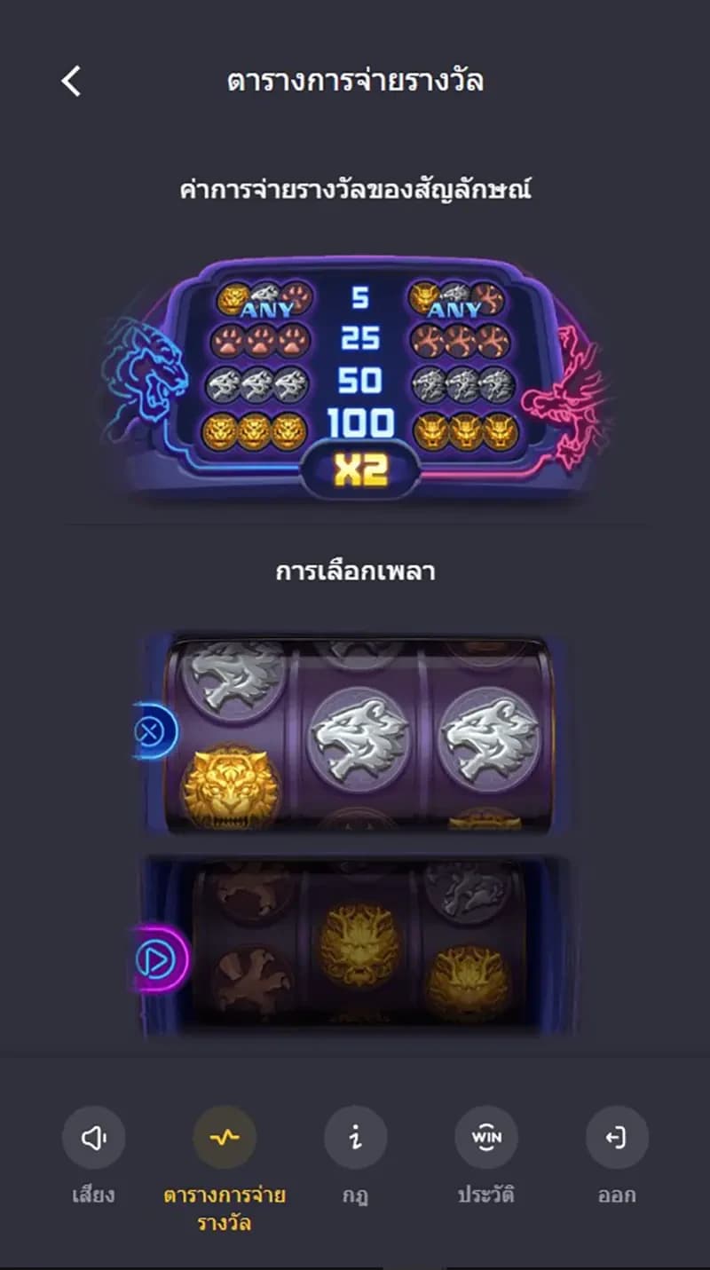 สัญลักษณ์การจ่ายรางวัล 1