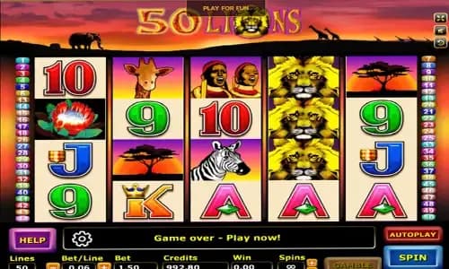 FIFTY LIONS ภาพเกม 4