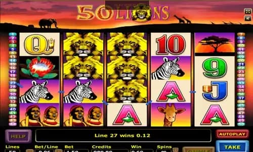 FIFTY LIONS ภาพเกม 5