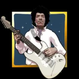 Jimi Hendrix สัญลักษณ์ 3