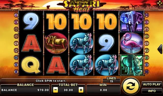 Safari Heat ภาพเกม 3