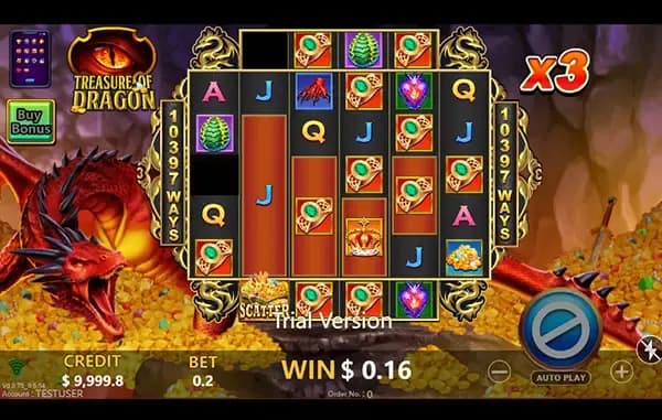 TREASURE OF DRAGON ภาพเกม 2