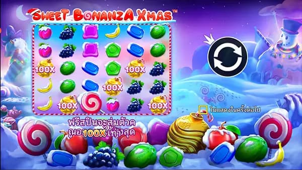 Sweet Bonanza Xmas ภาพเกม 3