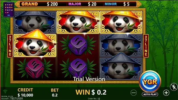 GOLD PANDA RUSH ภาพเกม 1