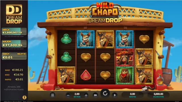 Wild Chapo Dream Drop ภาพเกม 1